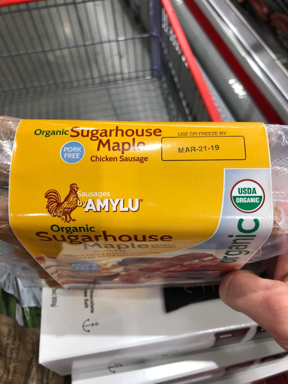 Chicken Sausage Nutrition
 Sausages by Amylu Organic Sugarhouse Maple Chicken