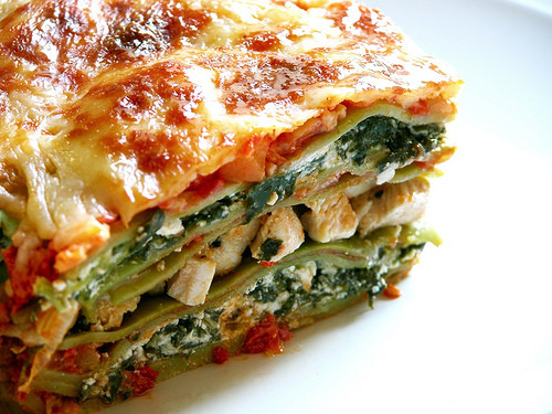 Chicken Spinach Lasagna
 Chicken and spinach lasagna by Chef Shireen anwer
