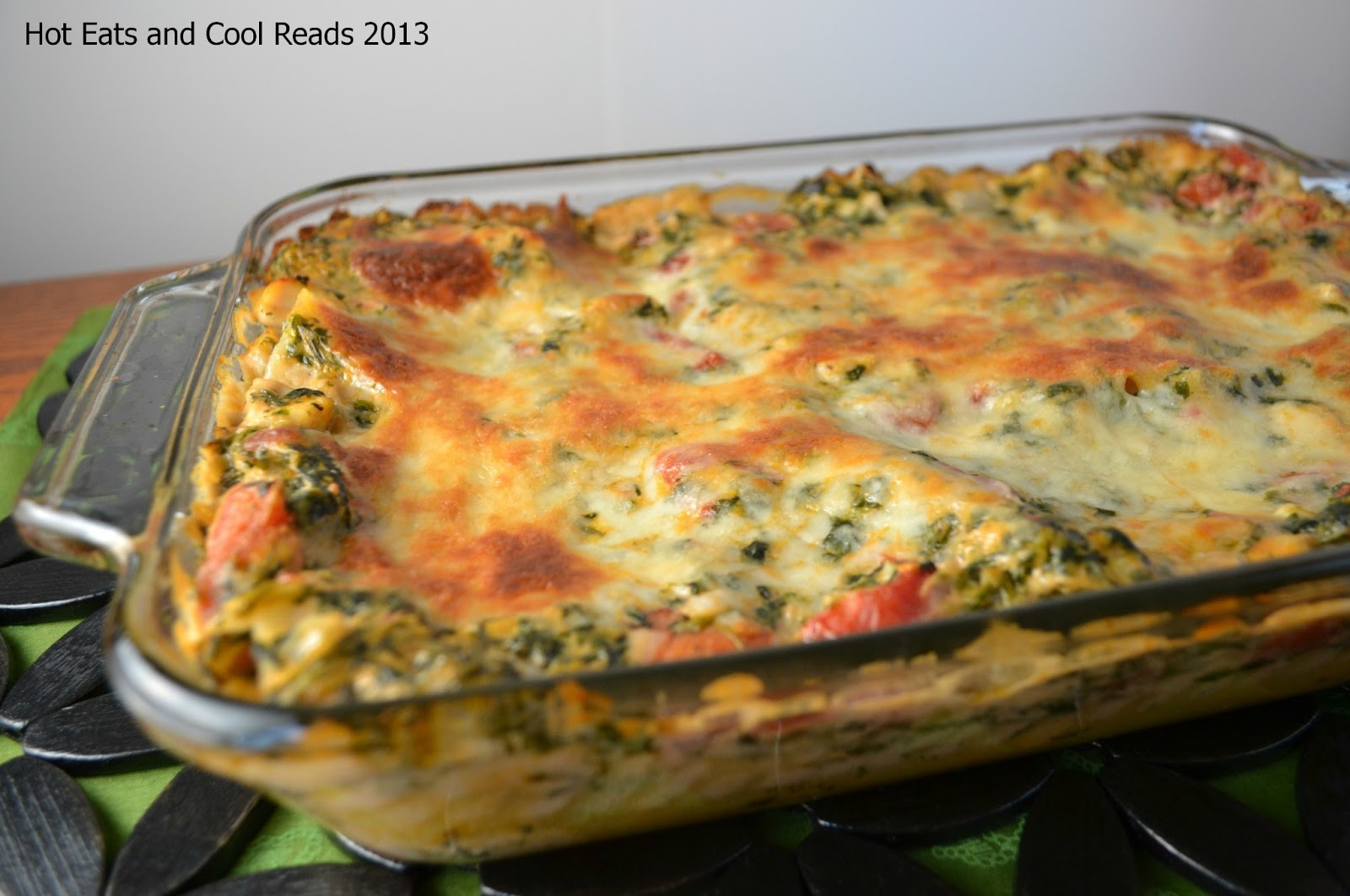 Chicken Spinach Lasagna
 Hot Eats and Cool Reads Creamy Chicken and Spinach