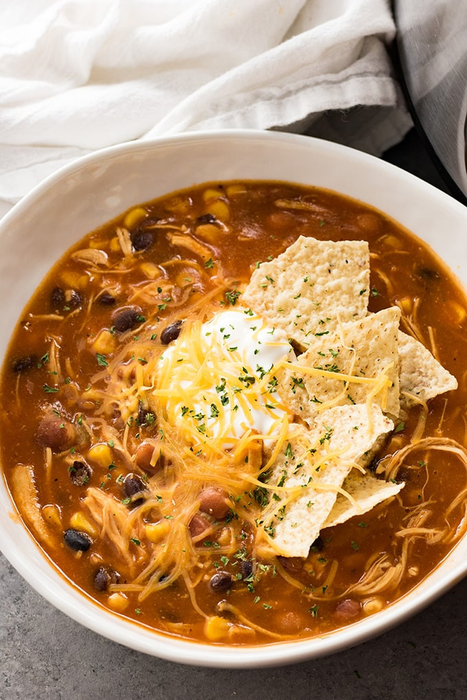 Chicken Taco Soup
 Instant Pot Taco Chicken Soup The Salty Marshmallow
