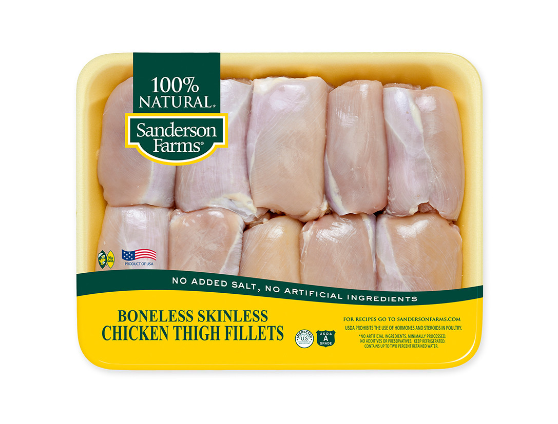 Chicken Thighs Calories
 Family Pack Boneless Skinless Thigh Fillets