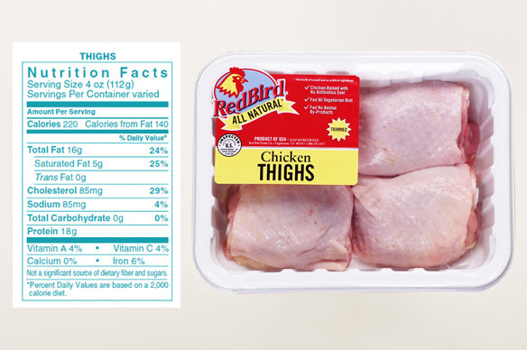Chicken Thighs Calories
 5 Oz Chicken Thigh Nutrition NutritionWalls