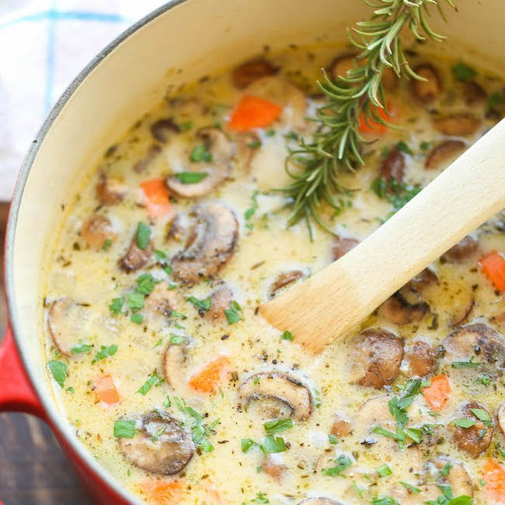 Chicken Thighs Mushroom Soup
 Creamy Chicken and Mushroom Soup Recipe Soups with olive
