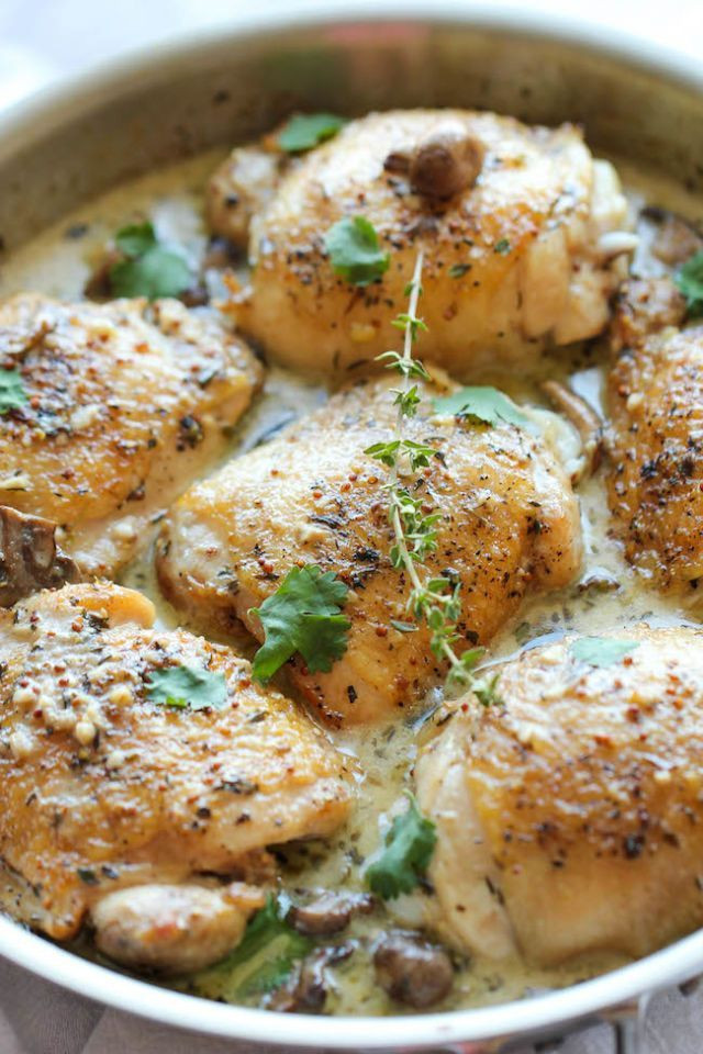 Chicken Thighs With Cream Of Mushroom Soup
 14 best crock pot recipes images on Pinterest