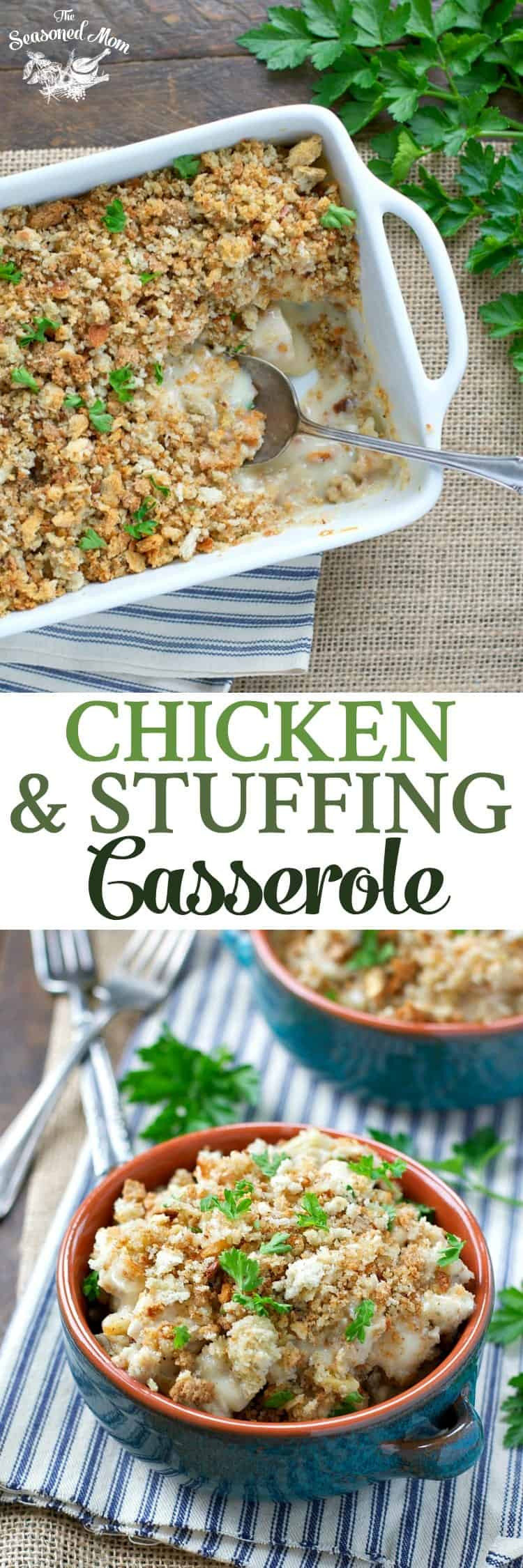 Chicken With Stuffing Casserole
 Chicken and Stuffing Casserole The Seasoned Mom