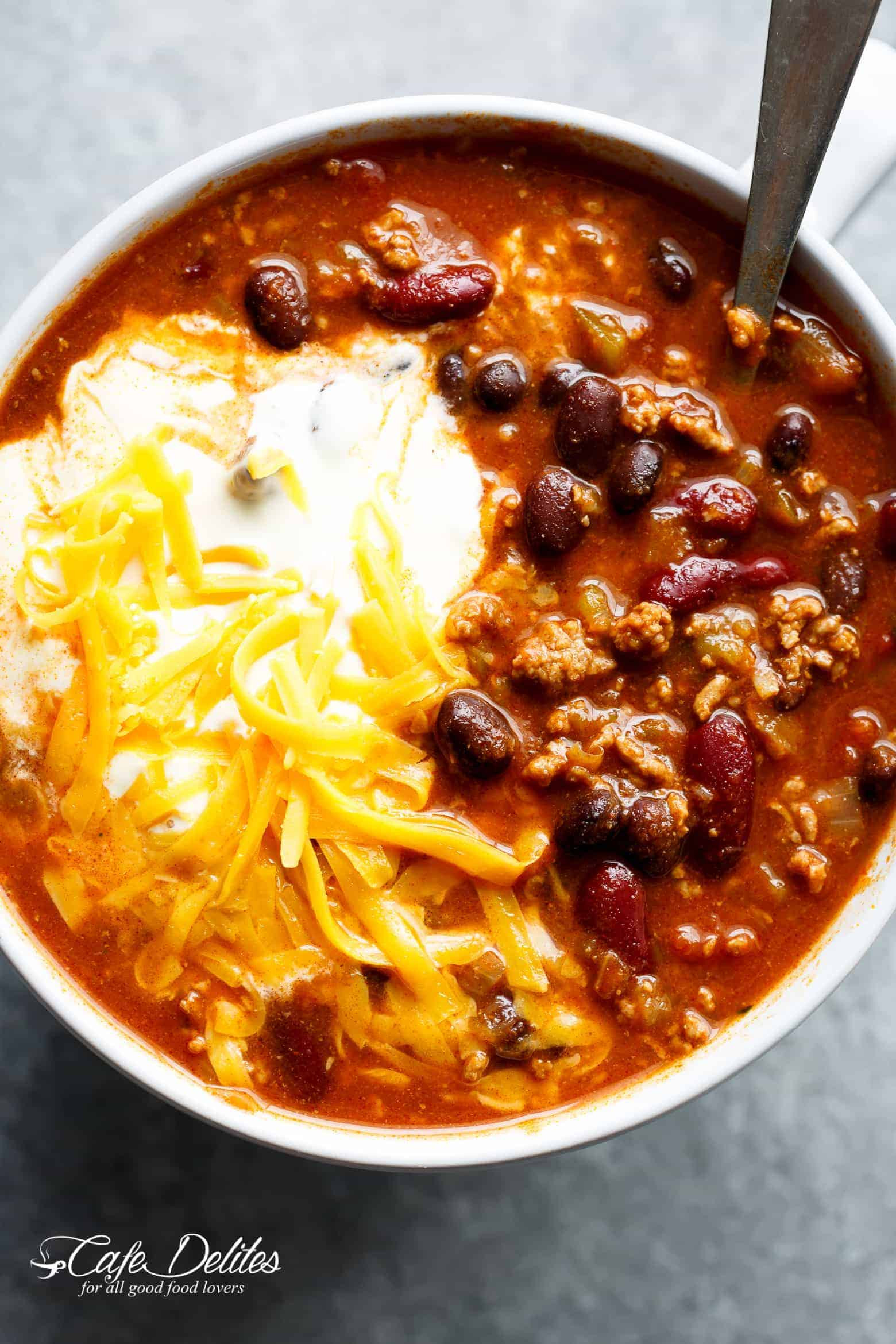 Chili Recipes With Beef
 Beef Chili Recipe Cafe Delites