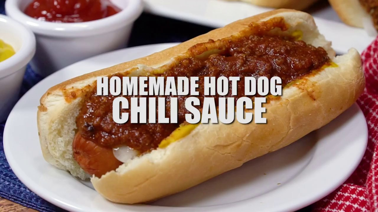 Chili Sauce For Hot Dogs
 How to make Homemade Hot Dog Chili Sauce
