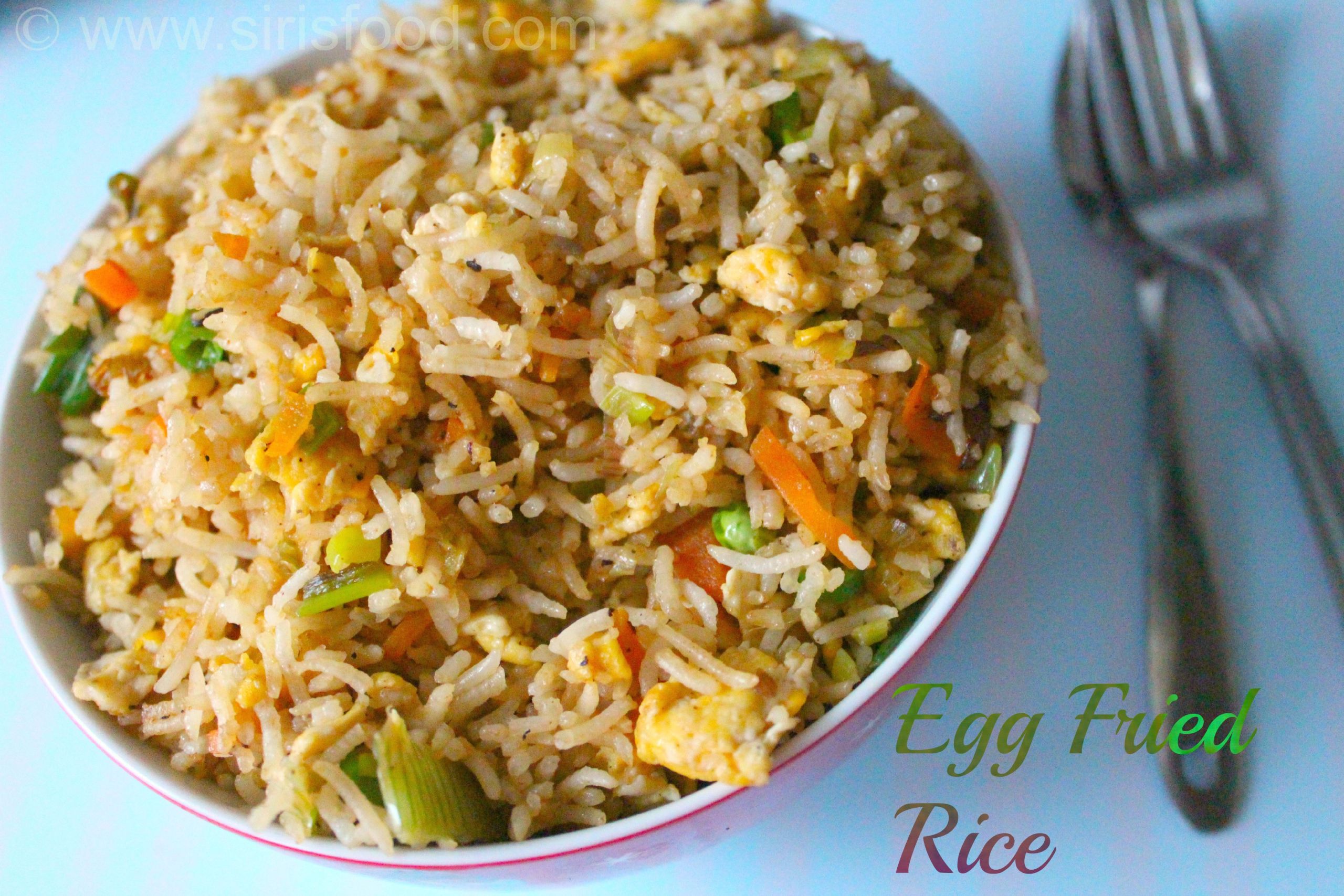 Chinese Egg Fried Rice
 Indo chinese Egg Fried rice recipe
