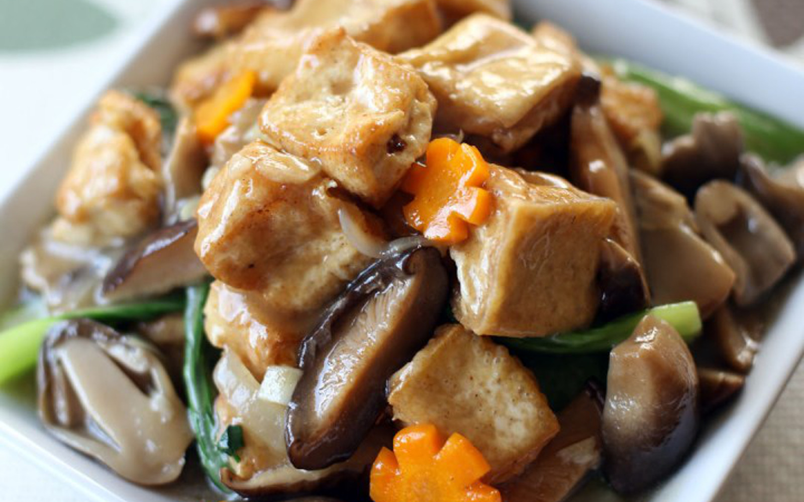 Chinese Vegetarian Recipes With Tofu
 Chinese Braised Tofu and Veggie Stir Fry [Vegan Gluten