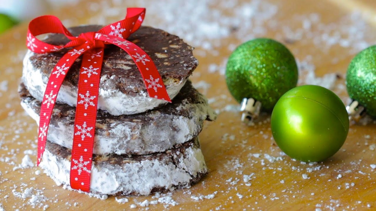 Chocolate Cookies With No Eggs
 Chocolate salami cookies no bake no eggs Christmas