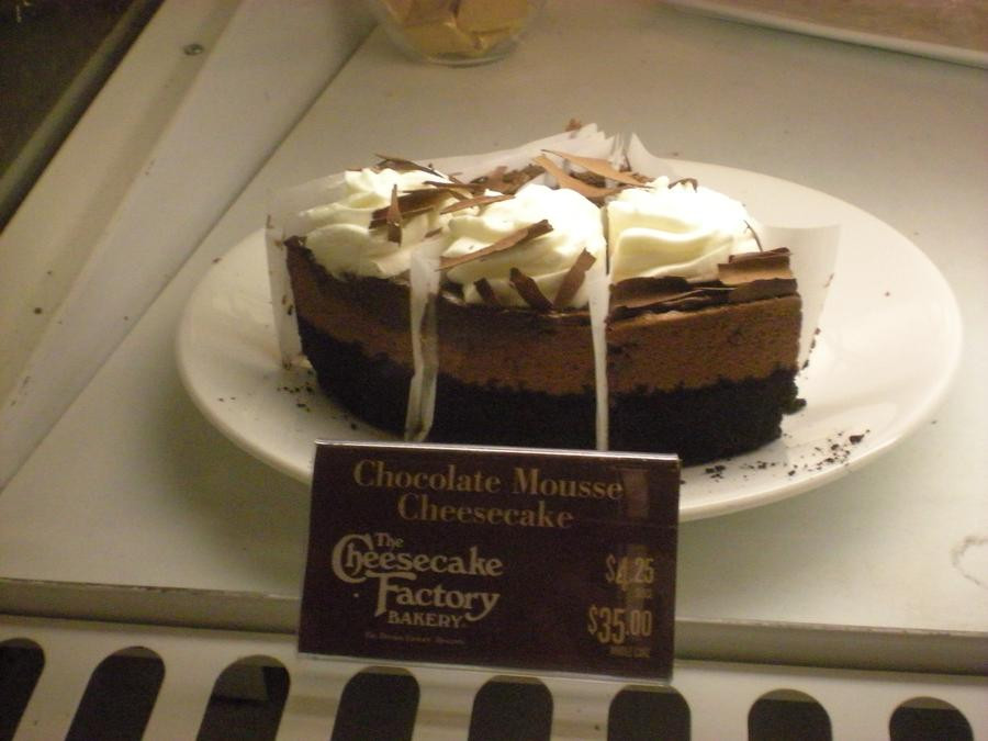 Chocolate Mousse Cheesecake Factory
 Chocolate Mousse Cheesecake by MadelineSparrow on DeviantArt