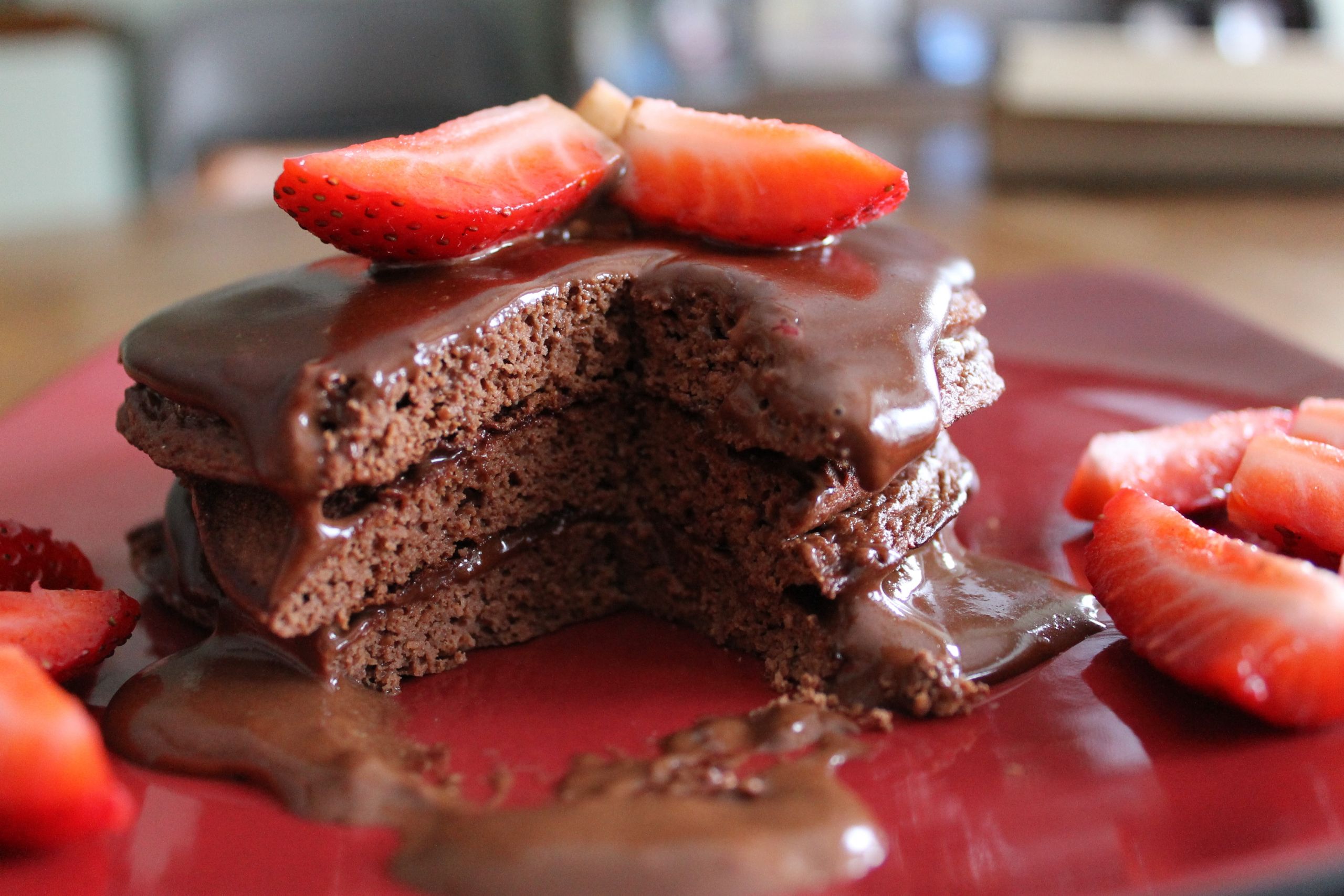 Chocolate Protein Pancakes
 Ripped Recipes Triple Chocolate Protein Pancakes