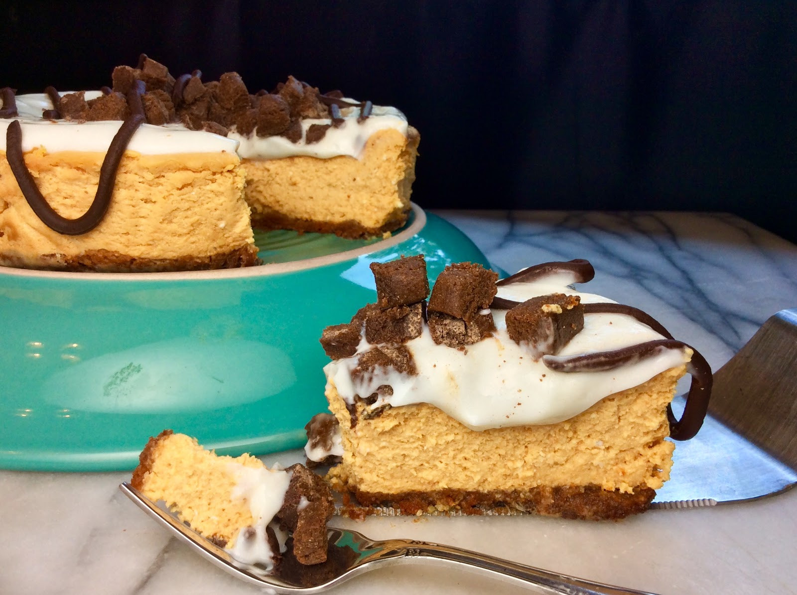 Chocolate Sauce For Cheese Cake
 Food Fitness by Paige Pumpkin Cheesecake with Chocolate Sauce