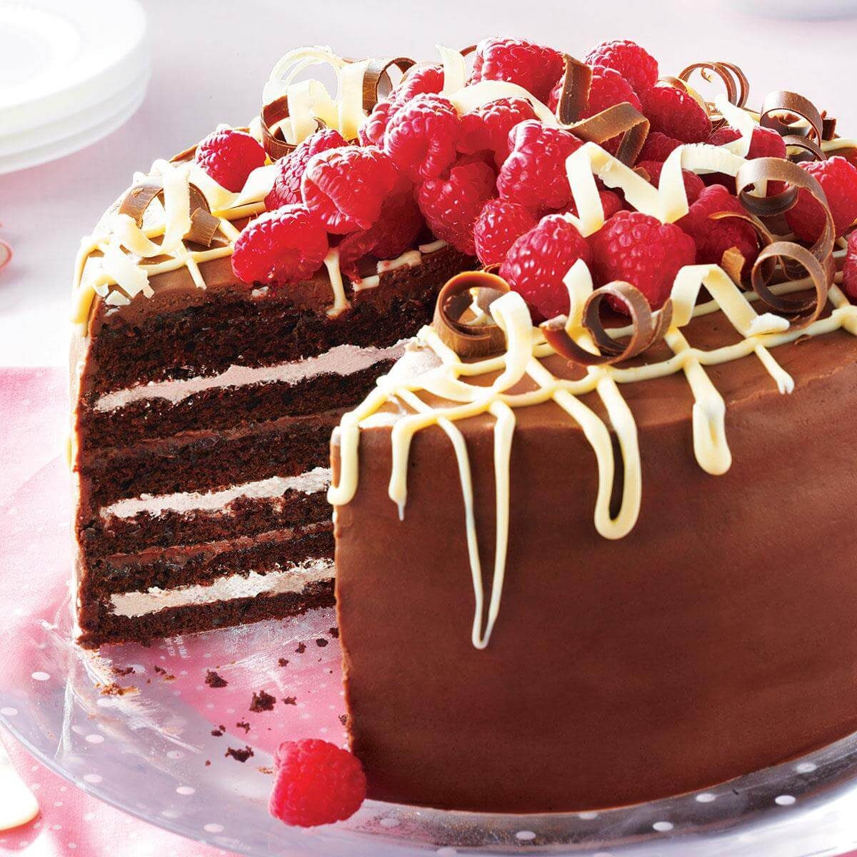 Chocolate Torte Cake
 Very Chocolate Torte with Raspberry Cream Recipe