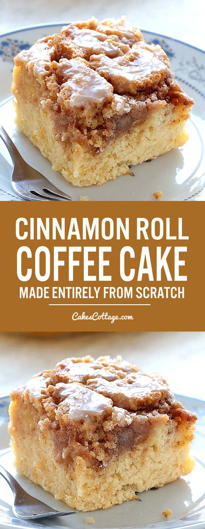Cinnamon Coffee Cake
 Easy Cinnamon Roll Coffee Cake Cakescottage