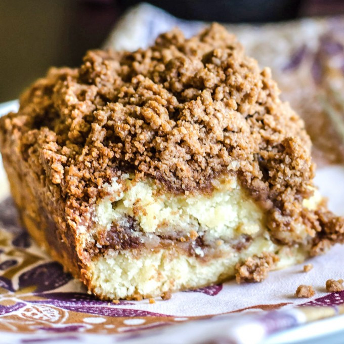 Cinnamon Coffee Cake
 Cinnamon Coffee Cake with Streusel Crumb Topping • Go Go