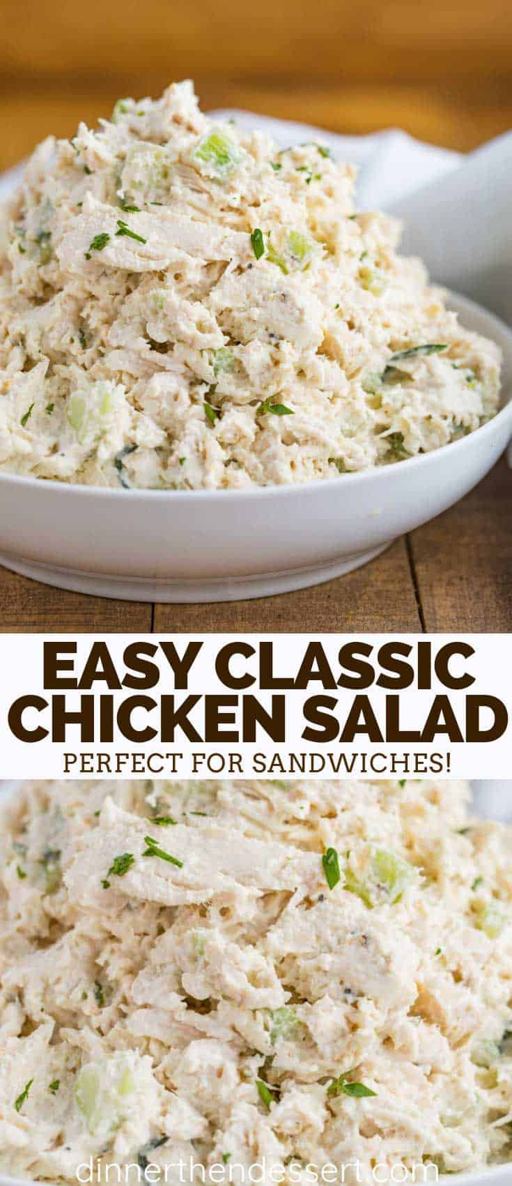 Classic Chicken Salad Recipe
 Classic Chicken Salad Dinner then Dessert