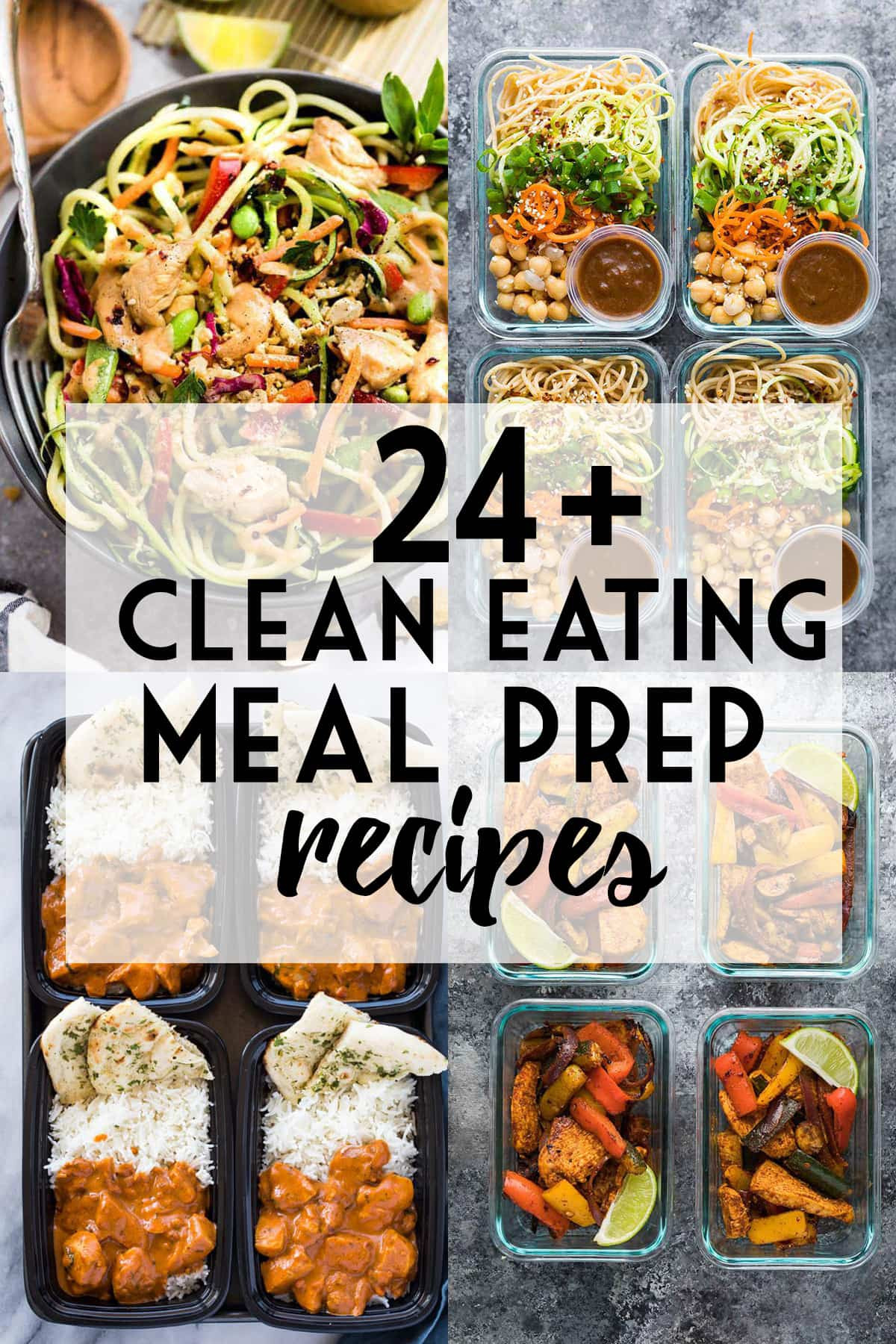 Clean Eating Dinner Ideas
 24 Clean Eating Meal Prep Ideas