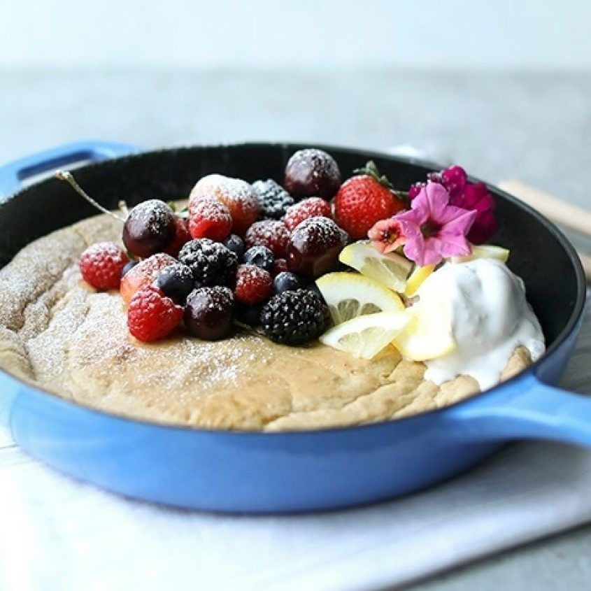 Coconut Cream Recipes Paleo
 Paleo Dutch Baby with Fresh Berries & Whipped Coconut