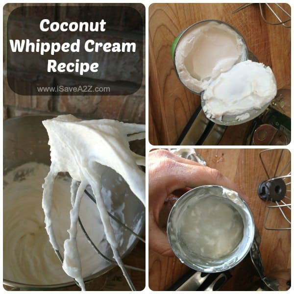 Coconut Cream Recipes Paleo
 Coconut Whipped Cream Recipe Paleo Friendly iSaveA2Z