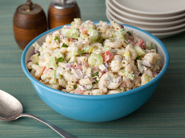 Cold Macaroni Salad With Cheese Cubes
 Table for 5 Cold Macaroni Salad
