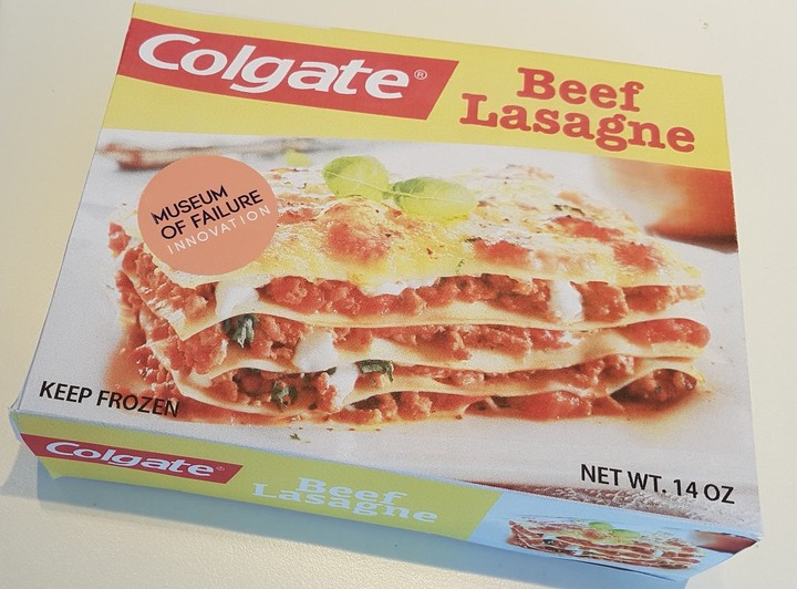 Colgate Beef Lasagna
 This Museum Showcases the Most Epically Failed Products in