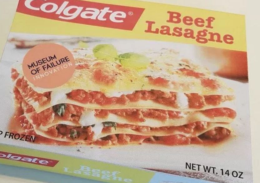 Colgate Beef Lasagna
 There is a Museum of Failure and I really NEED to go there