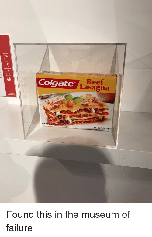 Colgate Beef Lasagna
 Design Ng Er EZ Colgate Beef Lasagna EAILURE KEEP FROZ NET