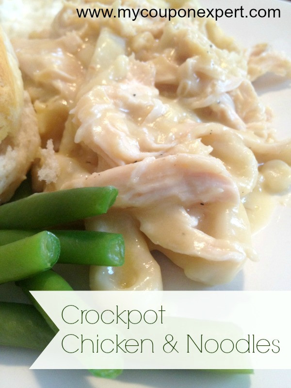 Comforting Chicken &amp; Noodles Crock Pot
 fort Food Easy Crock Pot Chicken and Noodles