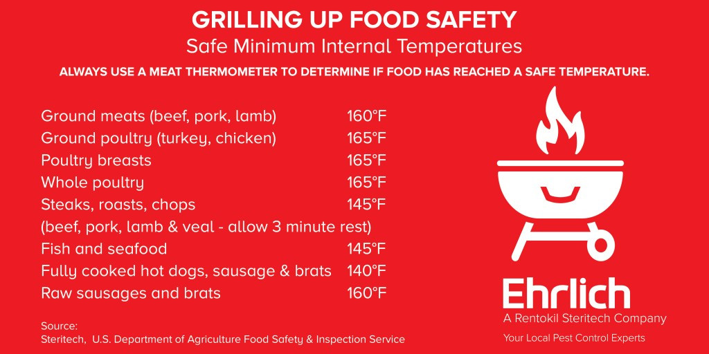 Cook Ground Beef To A Minimum Internal Temperature Of
 Grilling Safety At Your Holiday Cookout deBugged