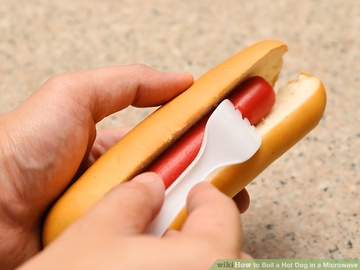 Cook Hot Dogs In Microwave
 How to Boil a Hot Dog in a Microwave 9 Steps with