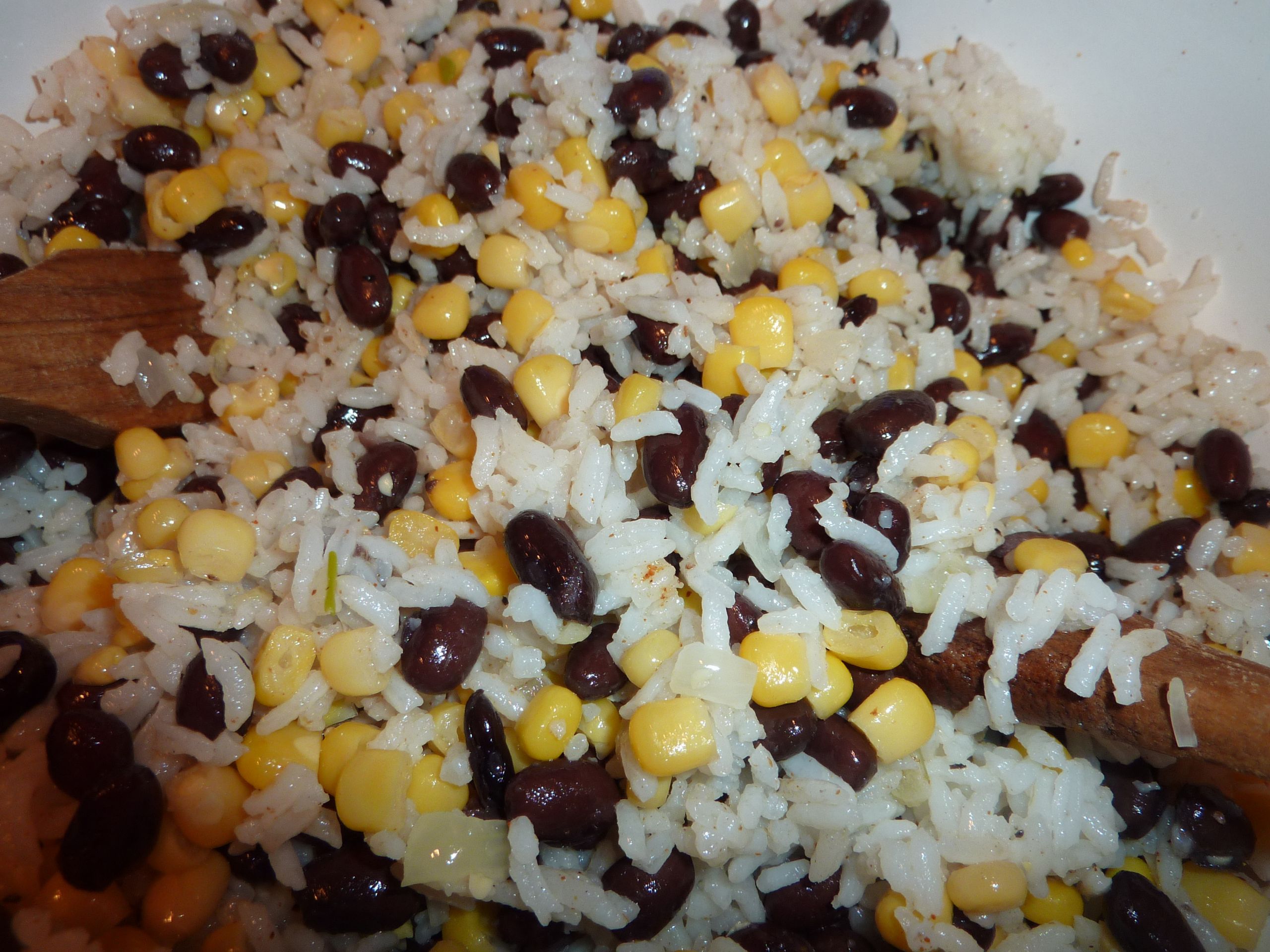Corn And Rice Casserole
 Black Beans with Corn and Rice Casserole