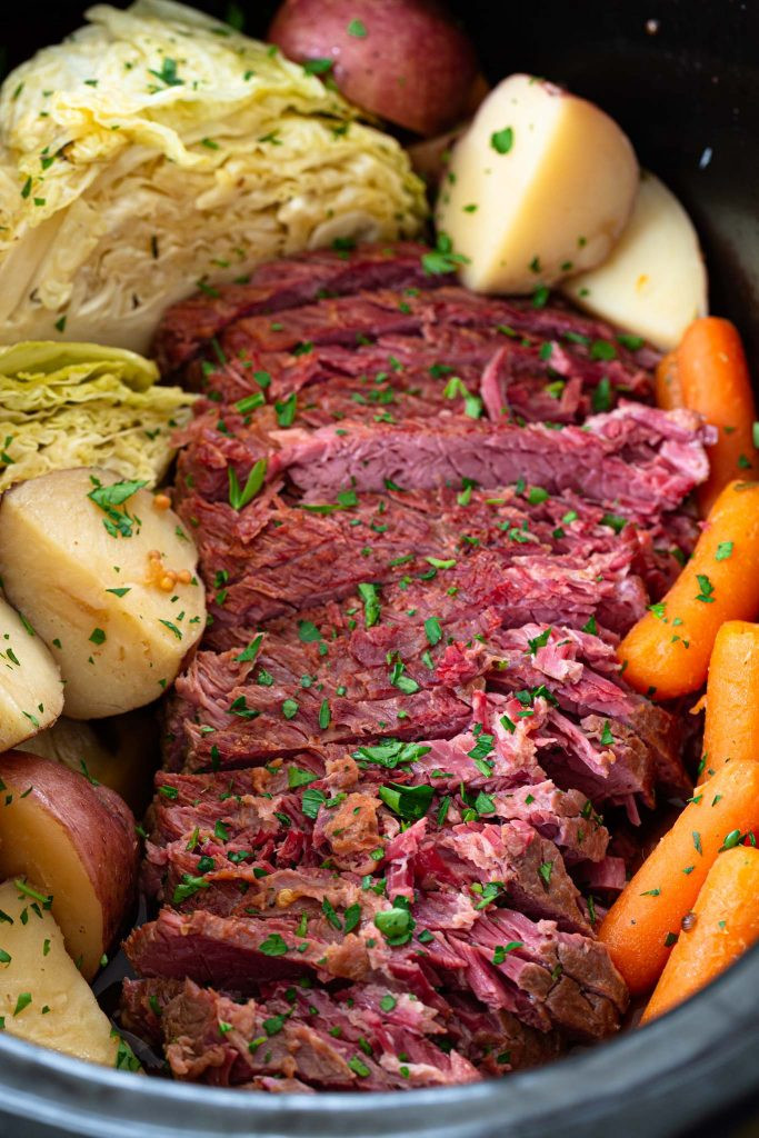Corn Beef And Cabbage Slow Cooker
 Slow Cooker Corned Beef and Cabbage Olivia s Cuisine