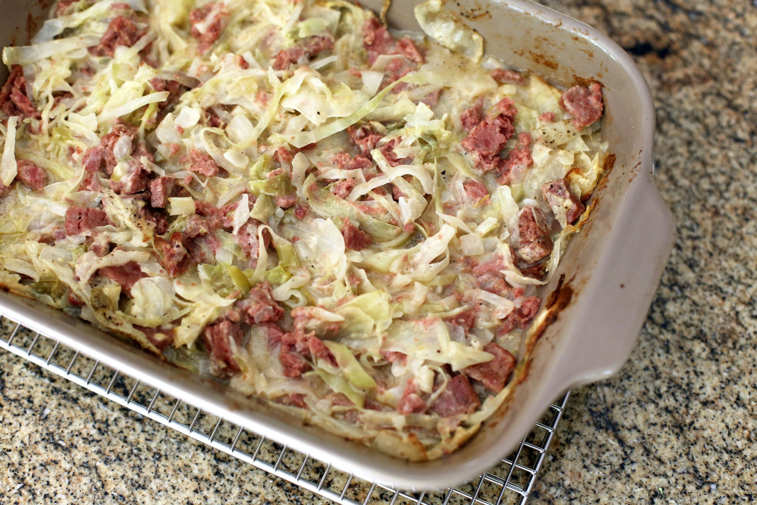 Corn Beef Casserole
 Quick and Easy Corned Beef and Cabbage Casserole