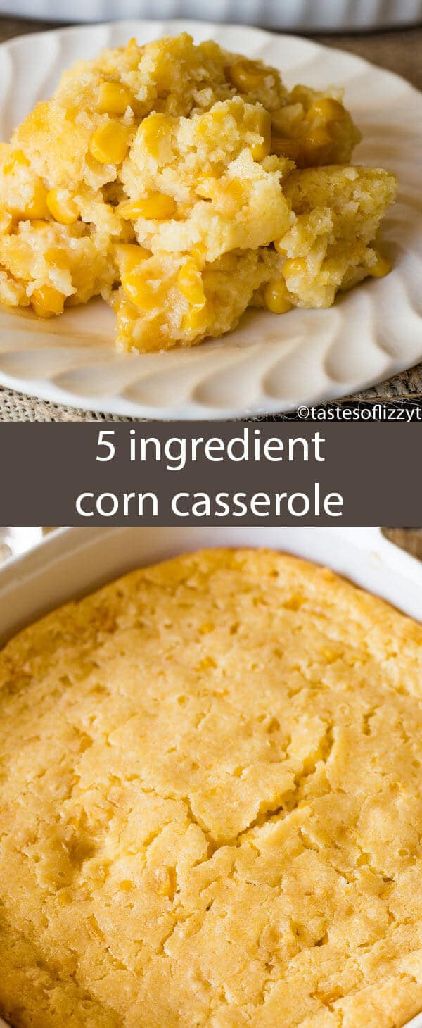 Corn Casserole With Jiffy Mix
 5 Ingre nt Corn Casserole Recipe Easy Side Dish with