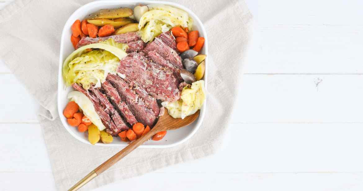 Corned Beef And Cabbage Calories
 Instant Pot Corned Beef and Cabbage Nourish Nutrition