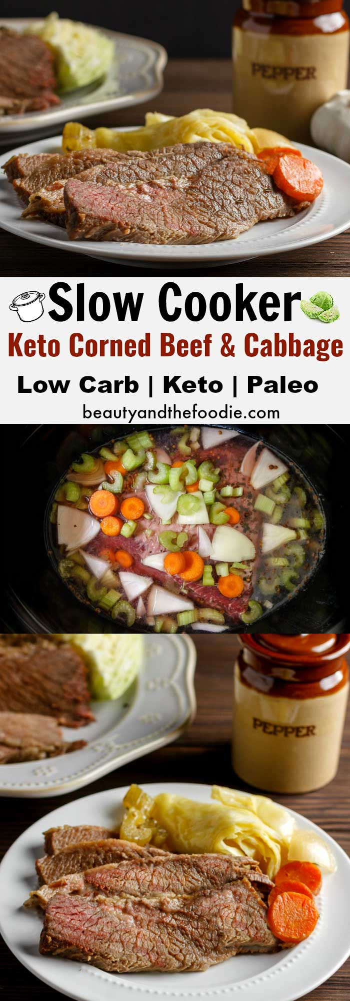 Corned Beef And Cabbage Calories
 Slow Cooker Keto Corned Beef Cabbage
