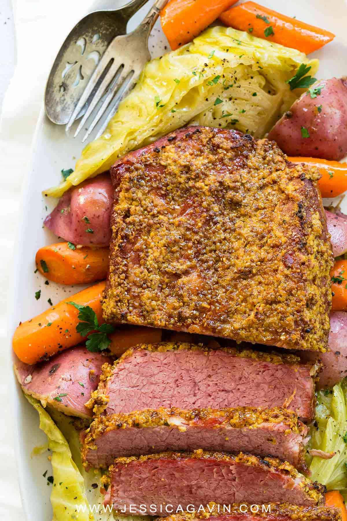 Corned Beef And Cabbage Calories
 Corned Beef and Cabbage Instant Pot Jessica Gavin