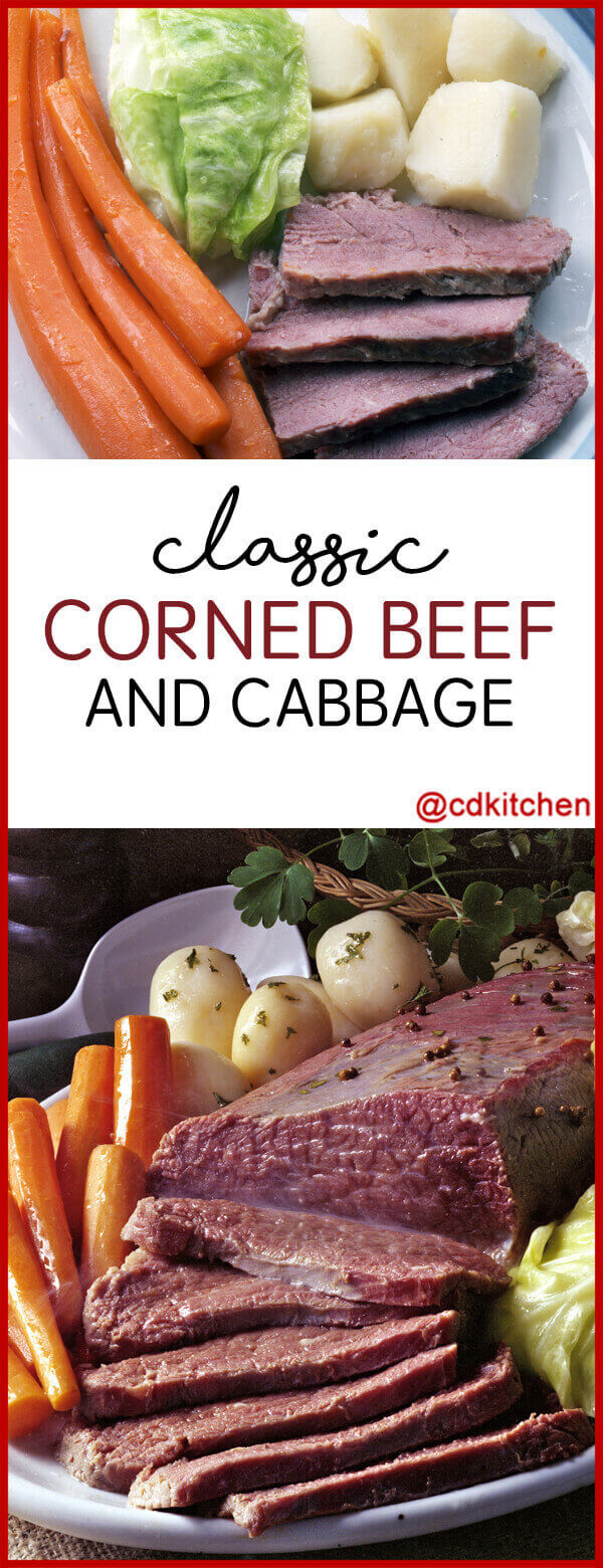 Corned Beef And Cabbage Calories
 Corned Beef and Cabbage Recipe