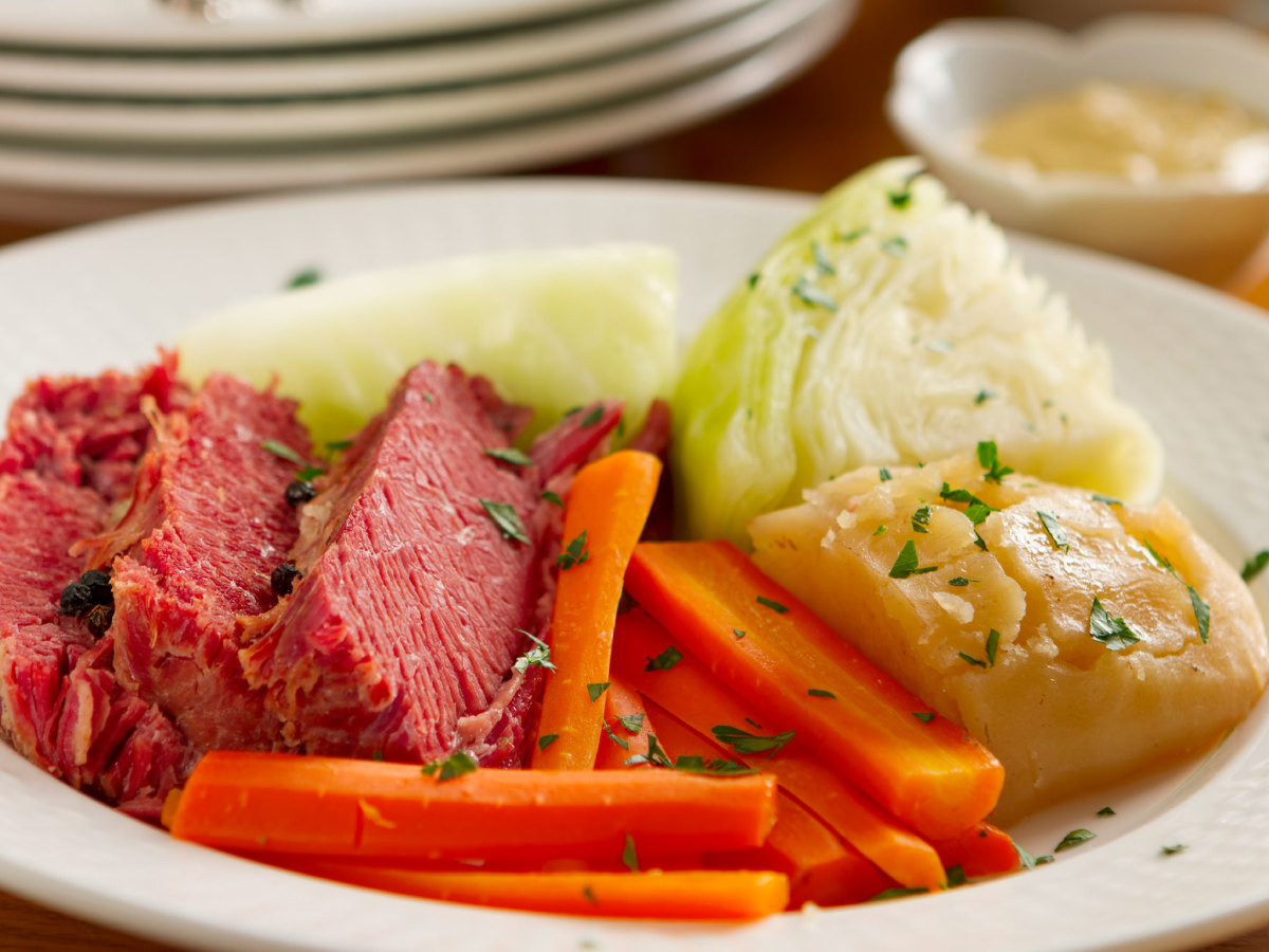 Corned Beef and Cabbage History New Corned Beef and Cabbage as Irish as Spaghetti and