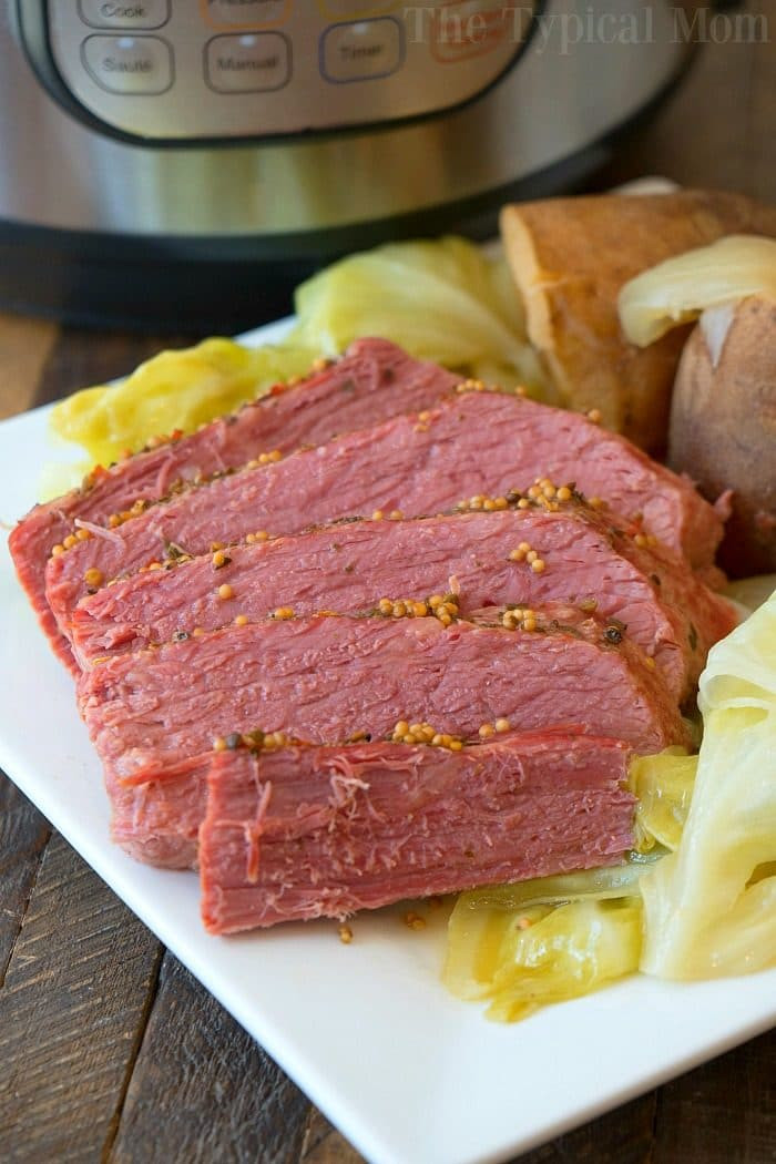 Corned Beef And Cabbage In Instant Pot
 Easy Instant Pot Corned Beef and Cabbage Recipe Video
