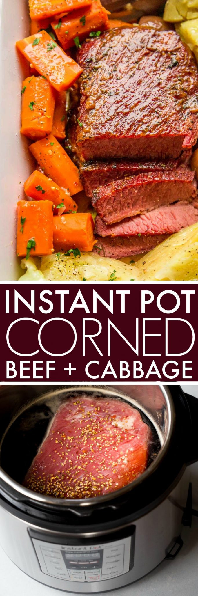 Corned Beef And Cabbage In Instant Pot
 Instant Pot Glazed Corned Beef & Cabbage
