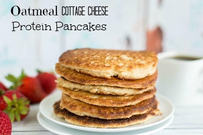 Cottage Cheese Oat Pancakes
 Pre Workout Cottage Cheese Oatmeal Protein Pancakes No