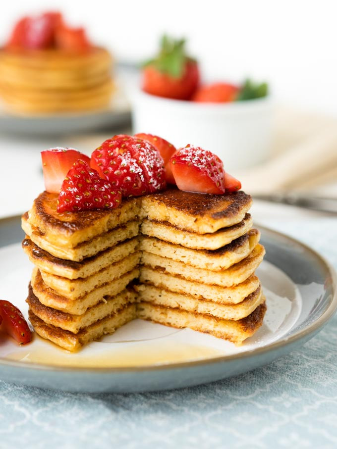 Cottage Cheese Oat Pancakes
 Simple Cottage Cheese Pancakes with Oats GF Fluffy