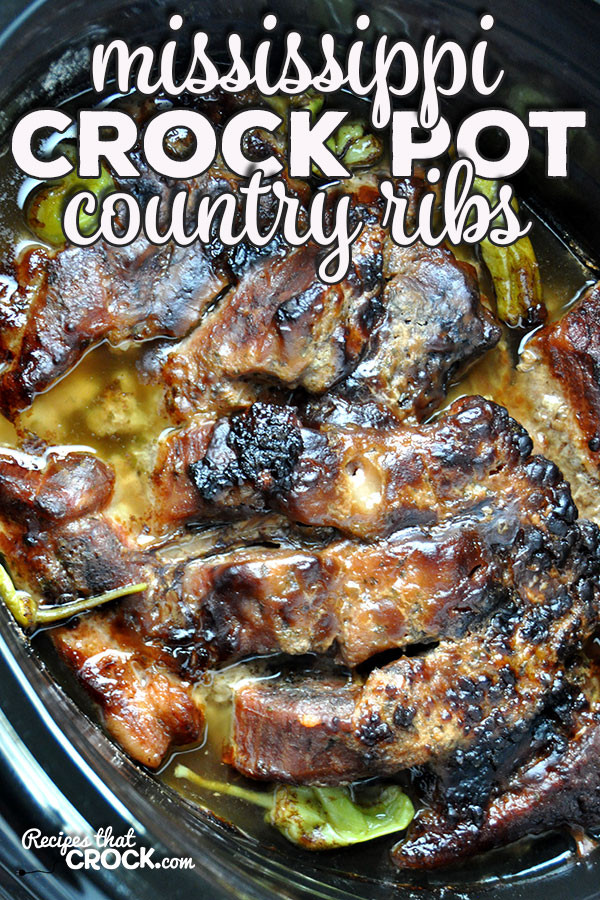 Country Style Beef Ribs Crock Pot
 Crock Pot Country Ribs Mississippi Style Recipes That