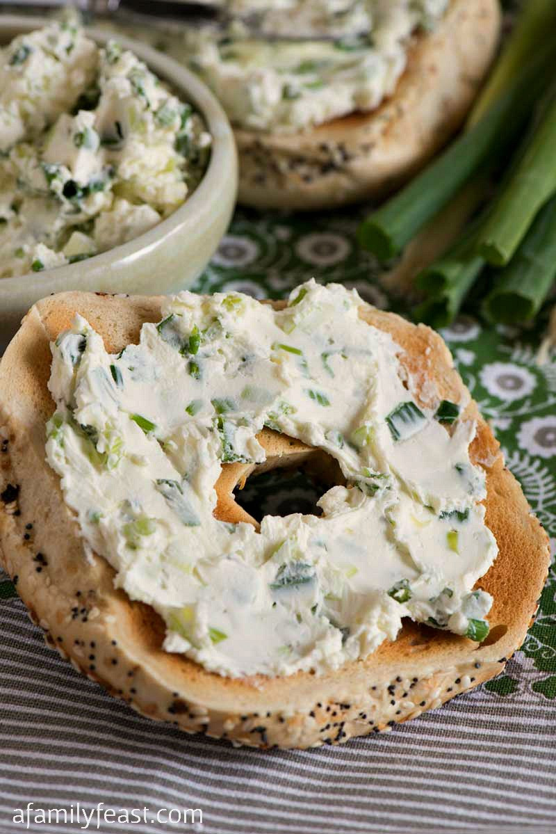 Cream Cheese Spread for Bagels Beautiful Scallion Cream Cheese Bagel Spread A Family Feast