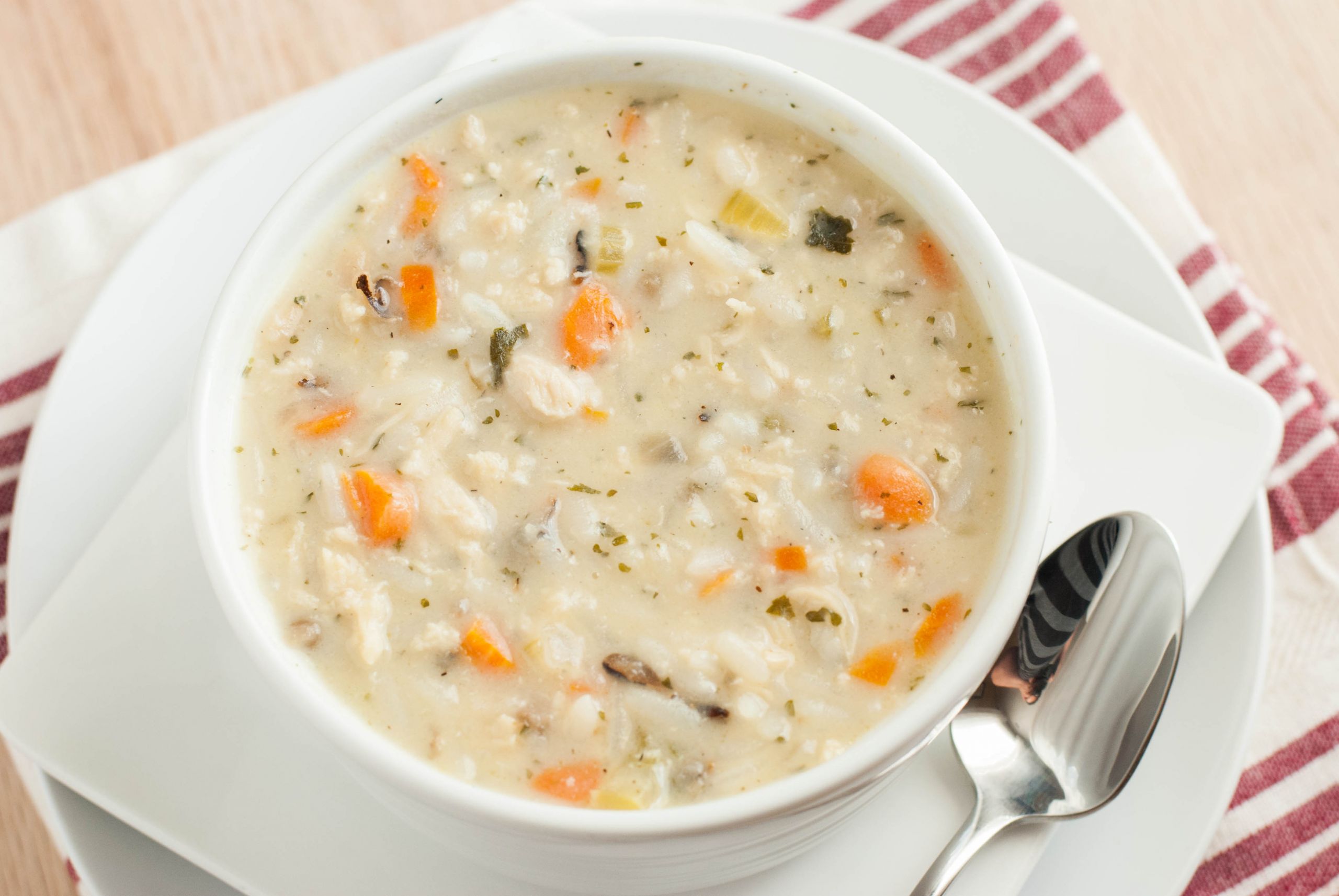 Cream Of Chicken Soup And Rice Side Dish
 Creamy Chicken & Wild Rice Soup Macaroni and Cheesecake