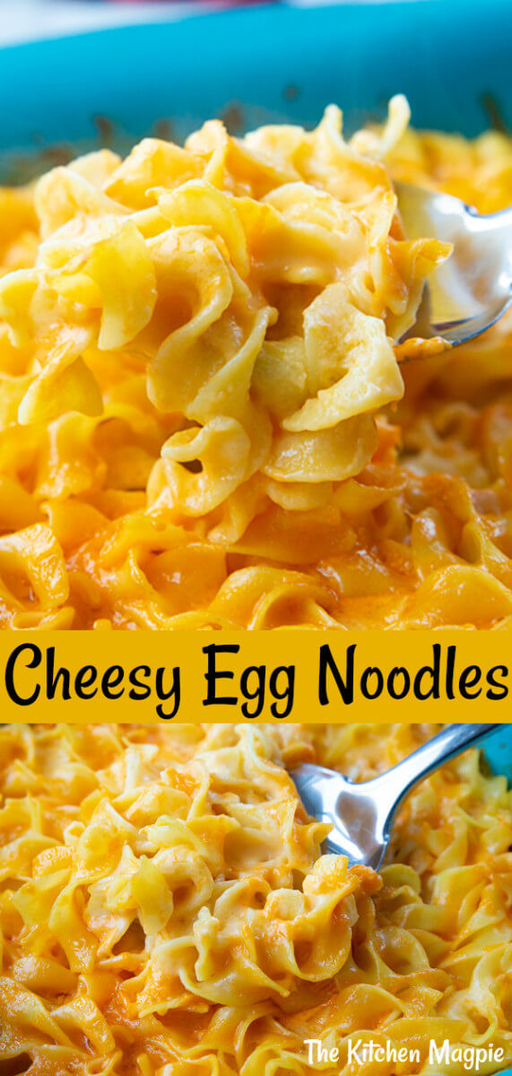 Creamy Egg Noodles
 Cheesy Egg Noodles