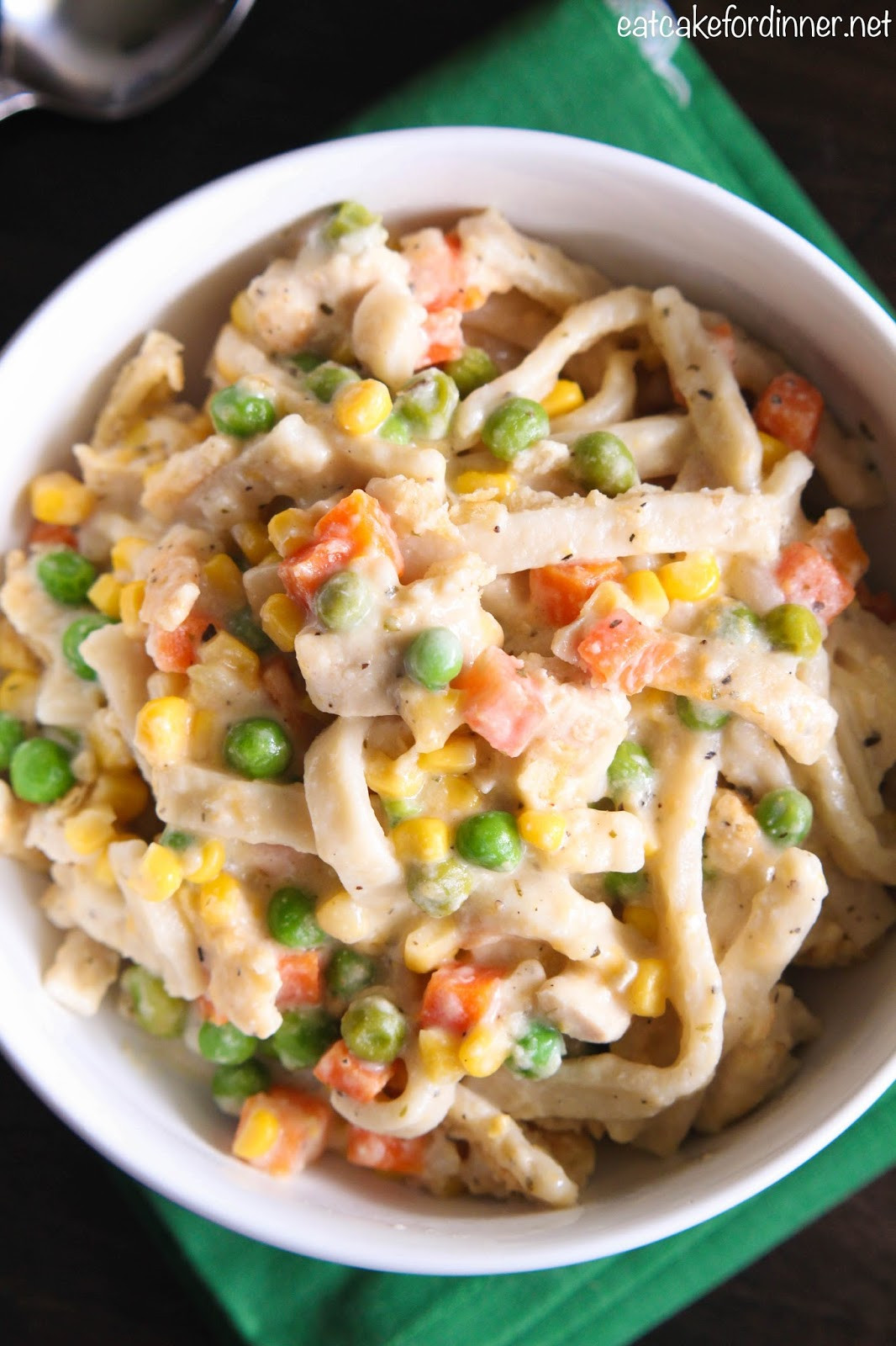 Creamy Egg Noodles
 Eat Cake For Dinner Creamy Chicken Noodle Casserole