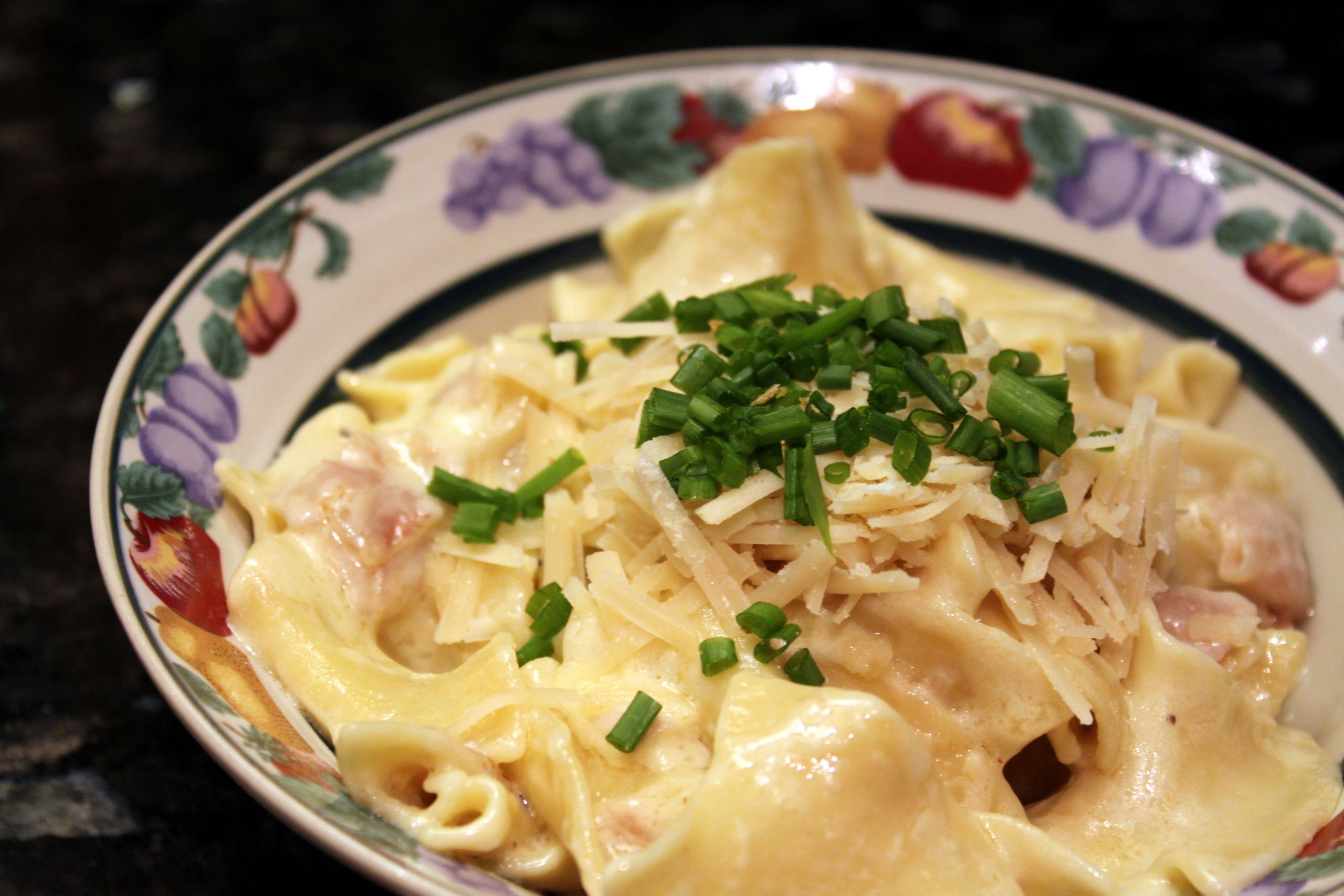 Creamy Egg Noodles
 Egg Noodles with White Truffle Cream Sauce